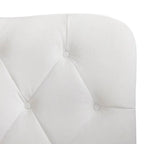 Traditional Upholstered Button Tufted Queen Headboard