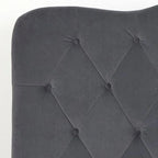 Traditional Upholstered Button Tufted Queen Headboard