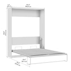 Claremont 65W Space-Saving Queen Size Murphy Bed by 