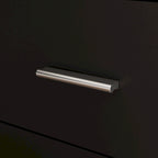 L-Shape Executive Desk with 3 Drawers and Side Storage Cabinet