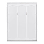 Queen Size Murphy Bed Wall Bed with Shelves,Gray