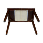 Wooden Writing Desk with Butcher Block Surface