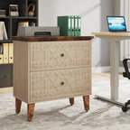 2 Drawer Lateral File Cabinet, Office Filing Cabinet for A4 / Letter Size/Legal Size Files