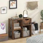 3-tier Side Table with Storage Shelf & Drawer Space - 23.5 x 12 x 20.5 (L x W x H)
