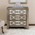  Nairne Grey 3-Drawer Chest - 26Wx12Dx28H