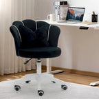 Modern Velvet Task Chair 360 Swivel Adjustable Height Office Chair
