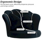 Modern Velvet Task Chair 360 Swivel Adjustable Height Office Chair