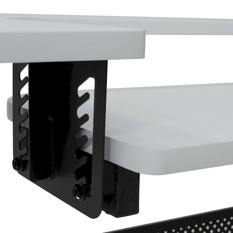 Sewing and Crafting Table, White or Maple Top