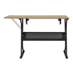 Sewing and Crafting Table, White or Maple Top
