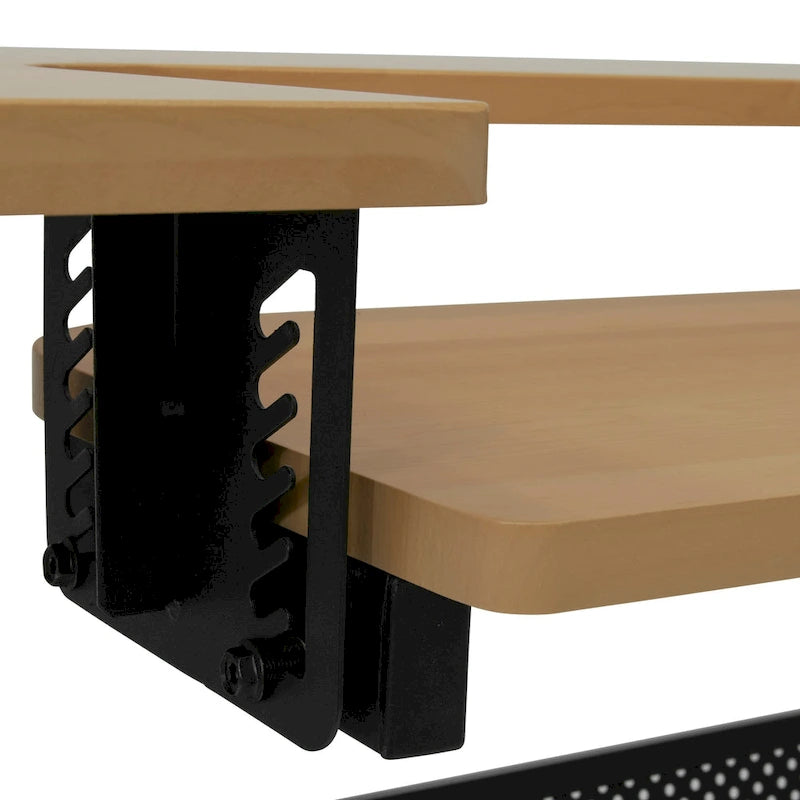 Sewing and Crafting Table, White or Maple Top