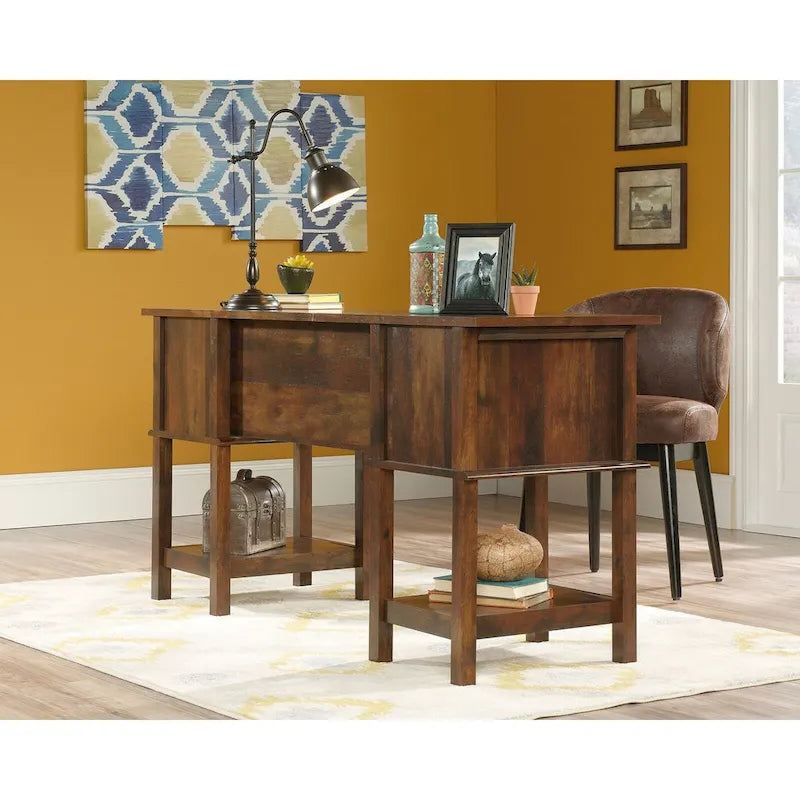Writing Desk with Glacier Oak Finish and 2 Drawers