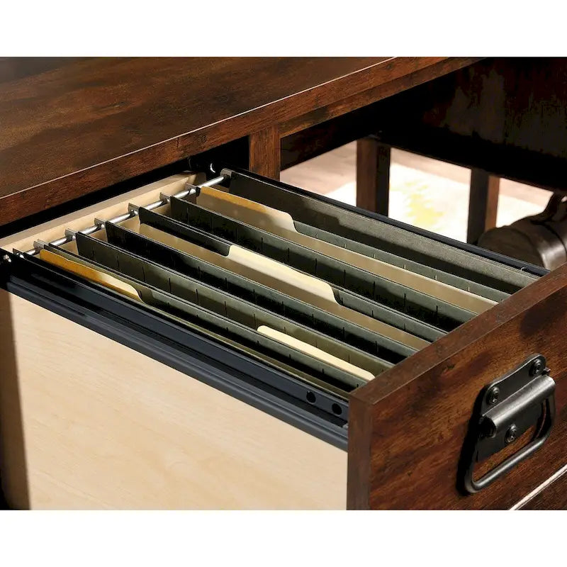 Writing Desk with Glacier Oak Finish and 2 Drawers