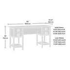 Writing Desk with Glacier Oak Finish and 2 Drawers