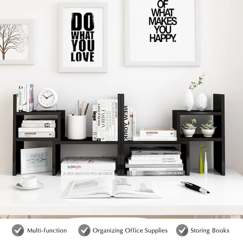 Multifunctional Office Desktop Organizer Shelf Storage