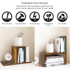 Multifunctional Office Desktop Organizer Shelf Storage