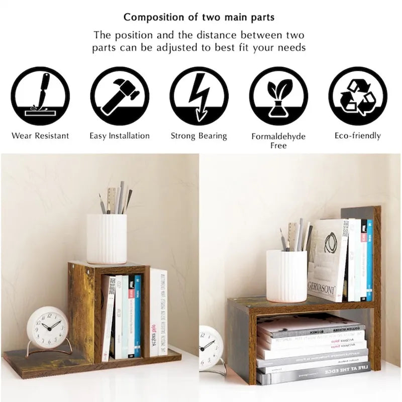 Multifunctional Office Desktop Organizer Shelf Storage