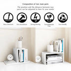 Multifunctional Office Desktop Organizer Shelf Storage