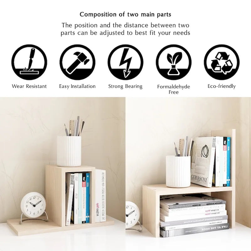 Multifunctional Office Desktop Organizer Shelf Storage