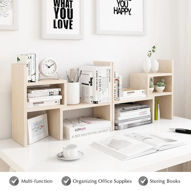 Multifunctional Office Desktop Organizer Shelf Storage