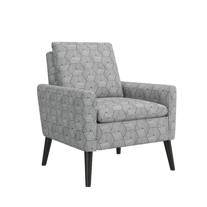 Mid-Century Modern Small Space Accent Armchair