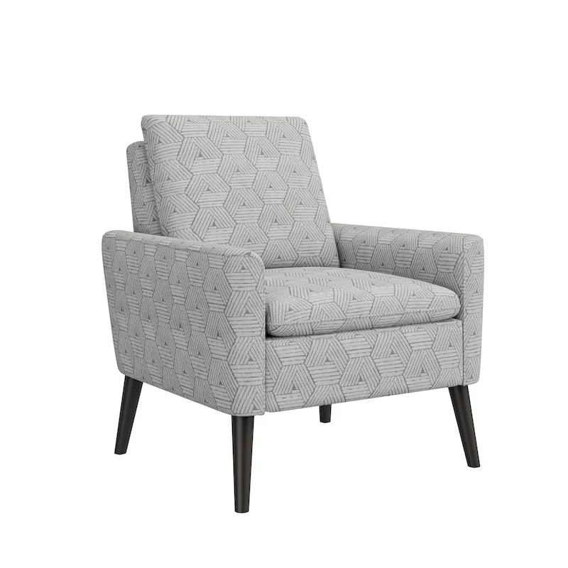 Mid-Century Modern Small Space Accent Armchair