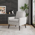 Mid-Century Modern Small Space Accent Armchair
