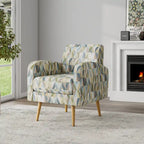 Mid-Century Modern Small Space Accent Armchair
