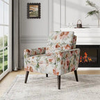 Mid-Century Modern Small Space Accent Armchair