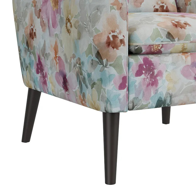 Mid-Century Modern Small Space Accent Armchair