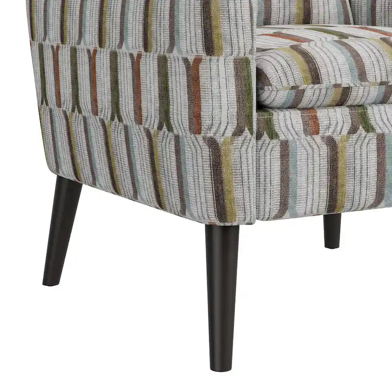 Mid-Century Modern Small Space Accent Armchair