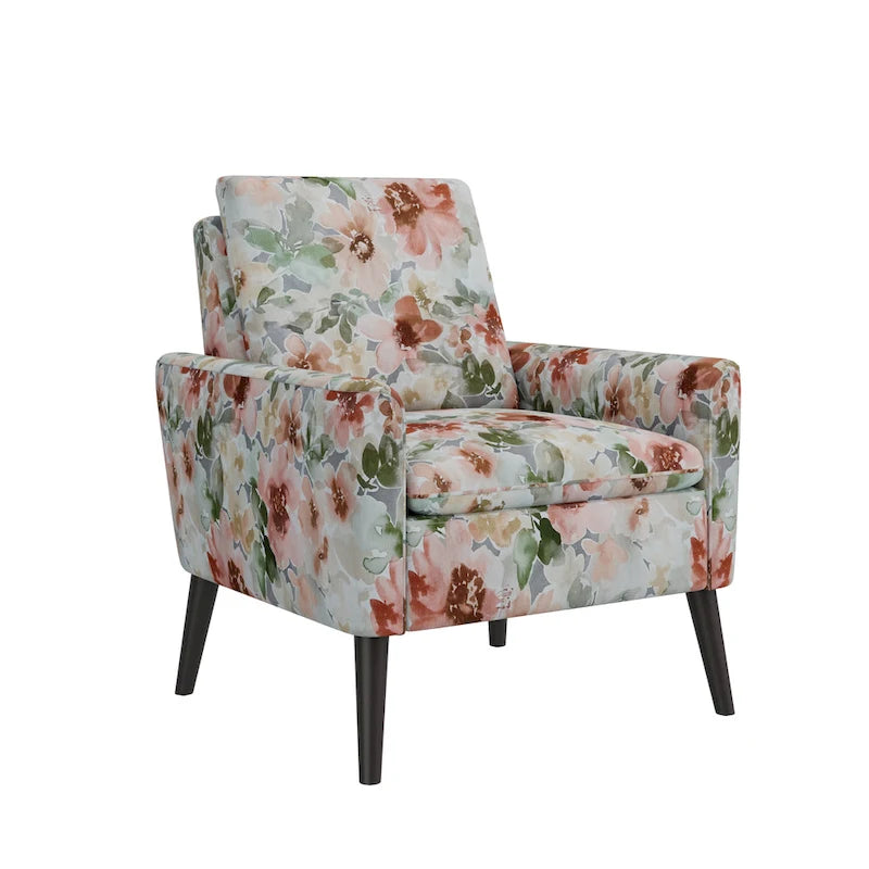 Mid-Century Modern Small Space Accent Armchair