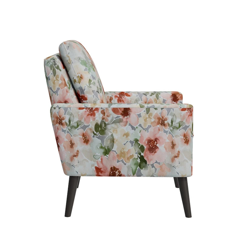 Mid-Century Modern Small Space Accent Armchair