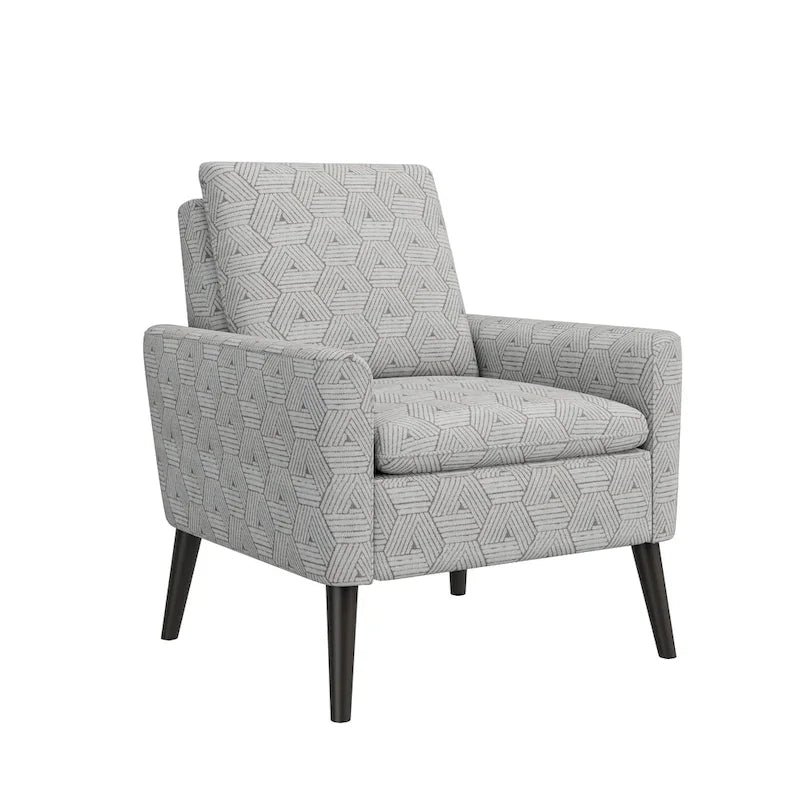 Mid-Century Modern Small Space Accent Armchair