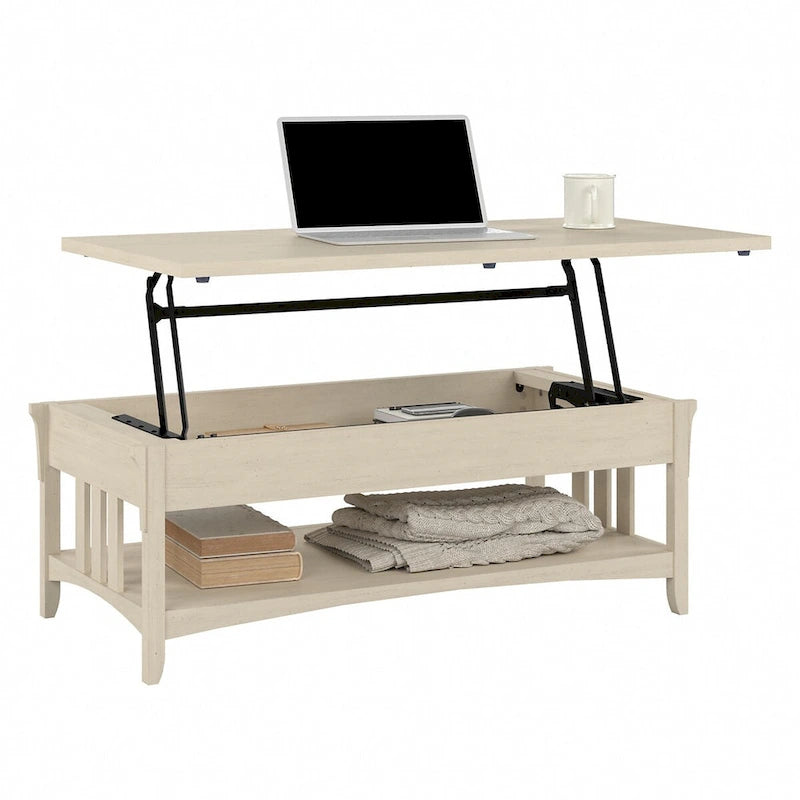 Lift Top Coffee Table Desk with Storage
